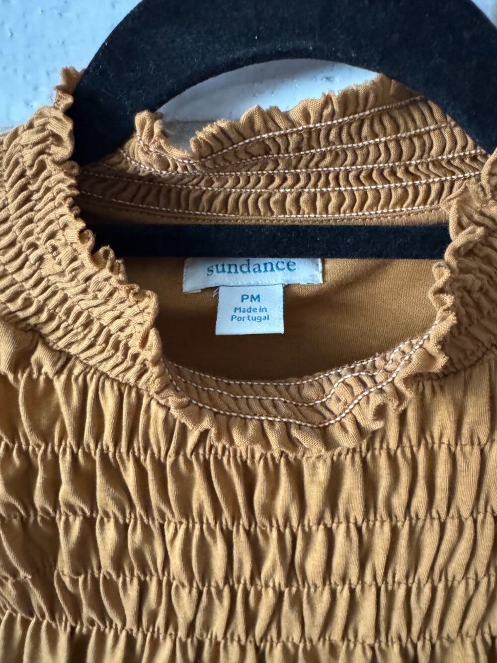 Sundance Mustard Yellow Sleeveless Top - PM - Picture 2 of 3